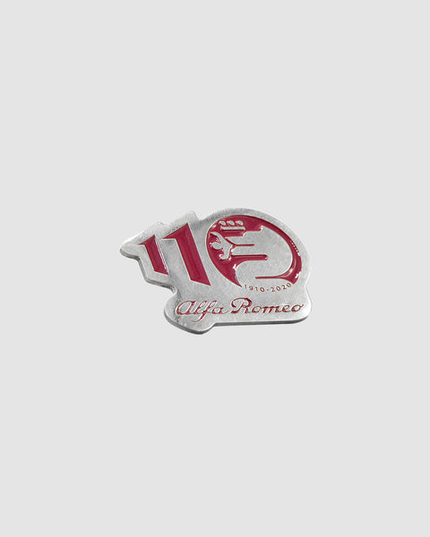 Alfa Romeo Pin Logo 110 Years Red