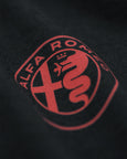 Alfa Romeo DNA T-shirt with Logo Black