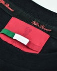 Alfa Romeo DNA T-shirt Black with Red Pocket