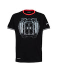 Pagani “Huayra Roadster BC” Engine T-Shirt Man Black