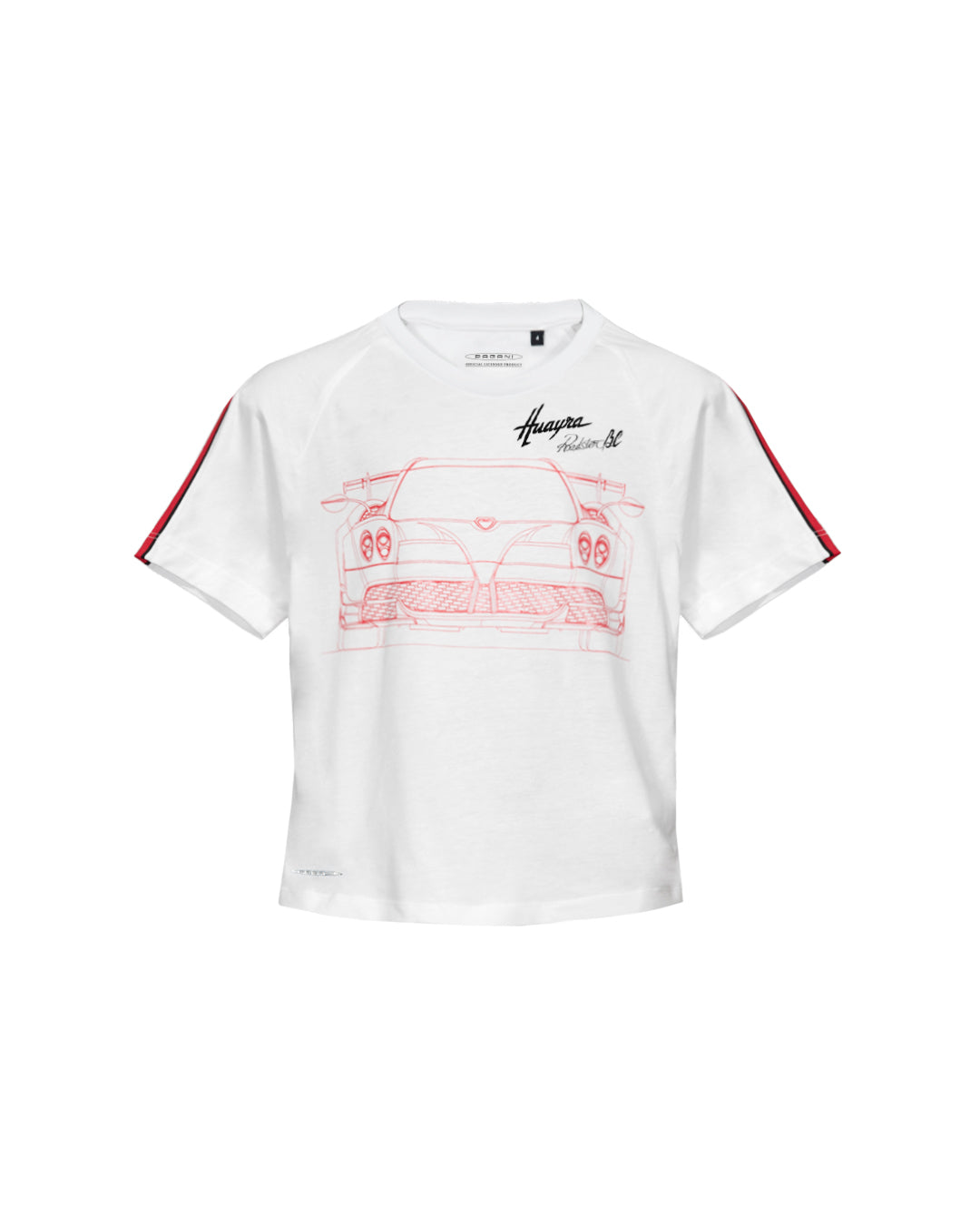 Pagani “Huayra Roadster BC” Silhouette T-Shirt Kid White