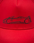 Pagani “Huayra Roadster BC” Silhouette Cap Kid Red